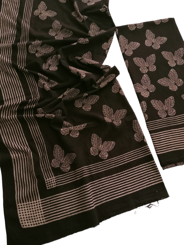 Black Butterfly Print