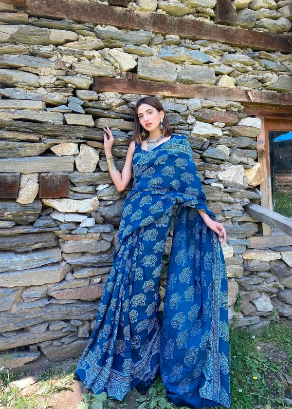 Elephant ajrak